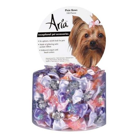 ARIA Aria DT163 99 Aria Pixie Bows Canister 100/Pcs DT163 99